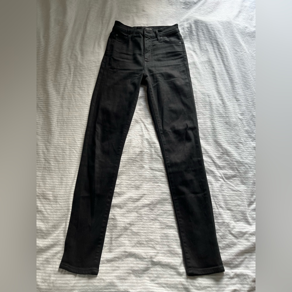 Denim forum lola high rise skinny jeans